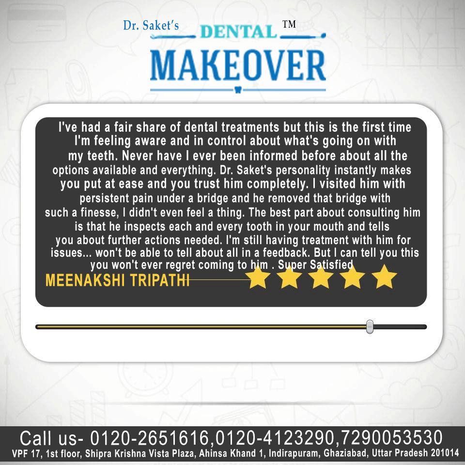 Advanced dental equipment at Dental Makeover clinic in Indirapuram